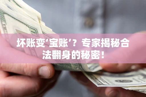 武汉坏账变‘宝账’？专家揭秘合法翻身的秘密！