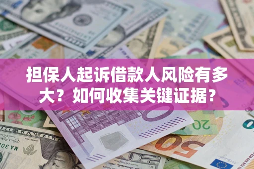 武汉担保人起诉借款人风险有多大？如何收集关键证据？