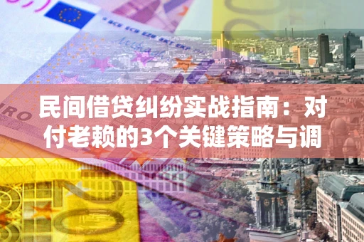 武汉民间借贷纠纷实战指南：对付老赖的3个关键策略与调解盲区解析
