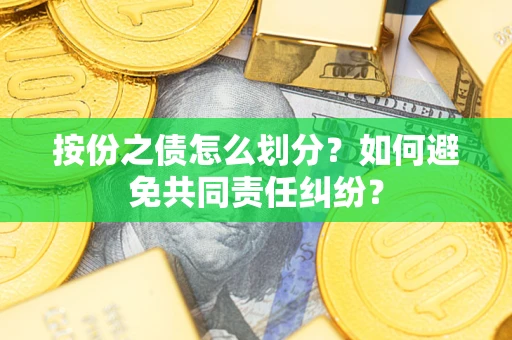 武汉按份之债怎么划分？如何避免共同责任纠纷？