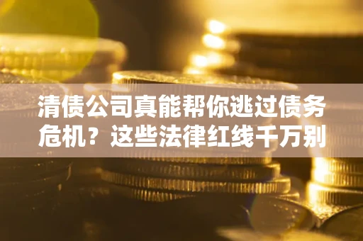 武汉清债公司真能帮你逃过债务危机？这些法律红线千万别踩