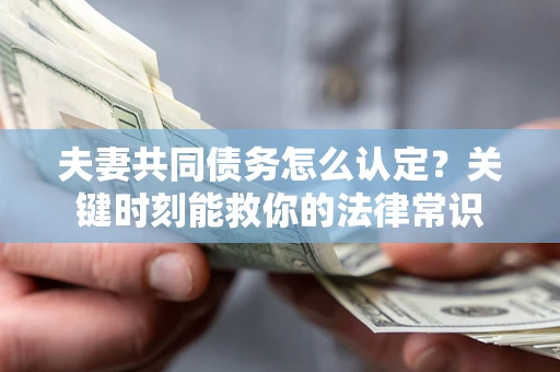 武汉夫妻共同债务怎么认定？关键时刻能救你的法律常识
