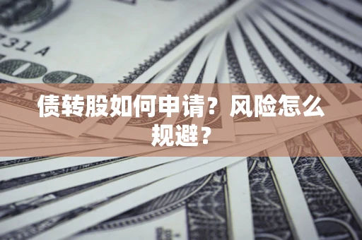 武汉债转股如何申请？风险怎么规避？