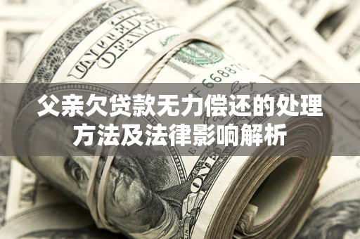 武汉父亲欠贷款无力偿还的处理方法及法律影响解析
